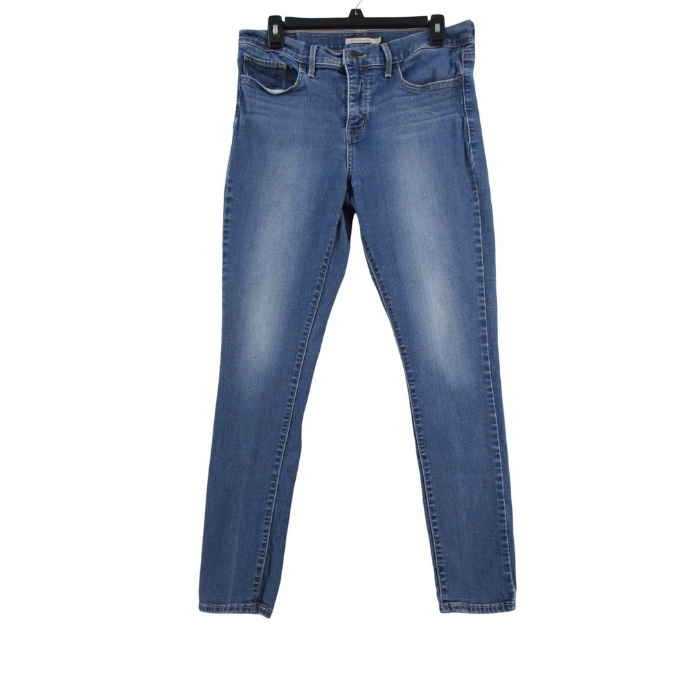 Levis 311 Shaping Skinny Jeans Womens 31‎ Medium Wash Blue Denim Slim Leg
